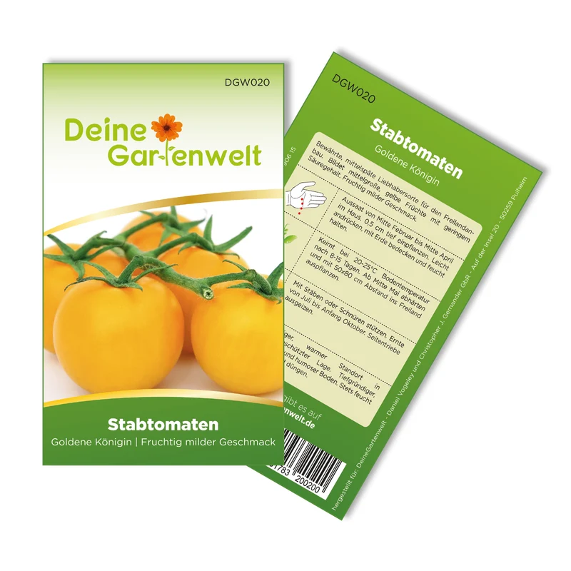 Stabtomate Goldene Königin Saatgut