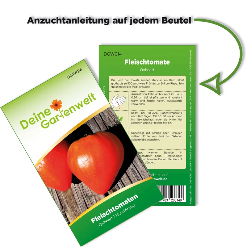 Fleischtomate Oxheart Ochsenherz Saatgut
