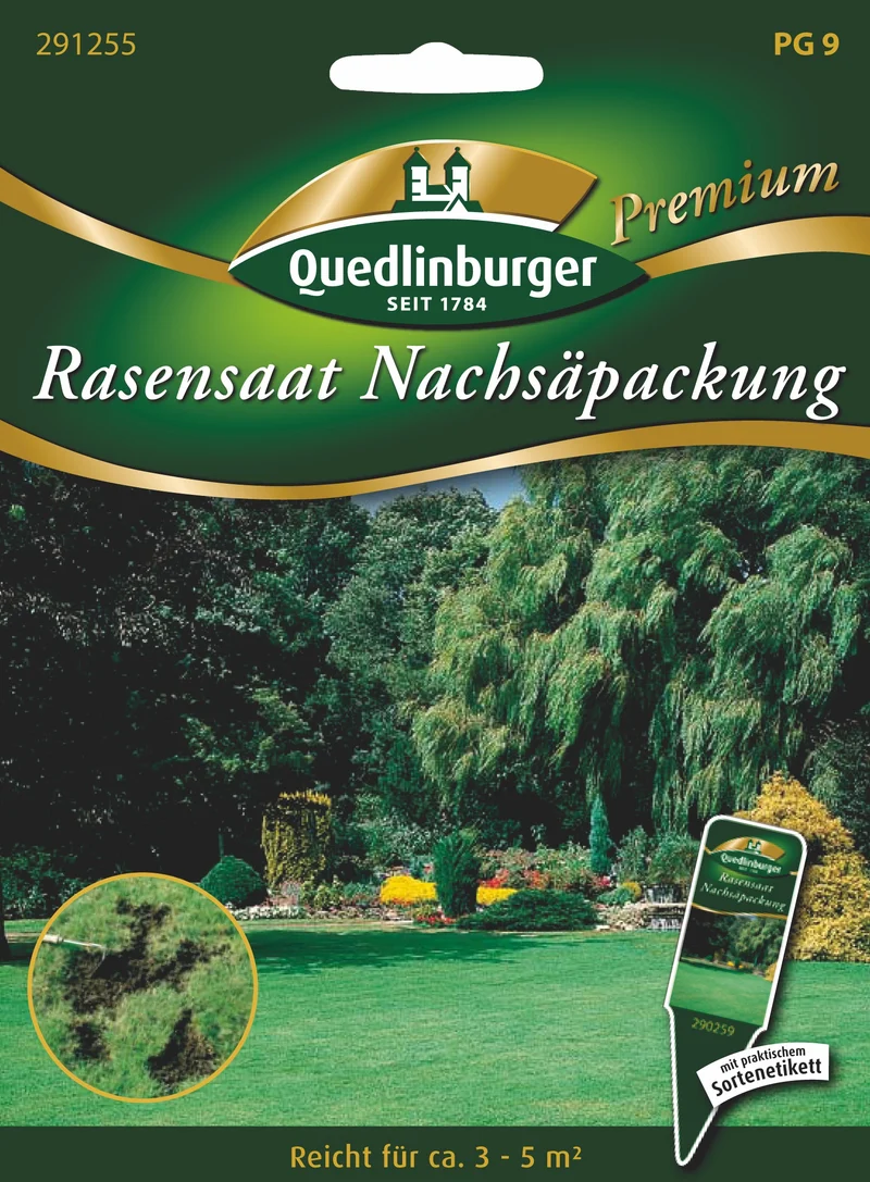 Nachsaatpackung Rasensamen