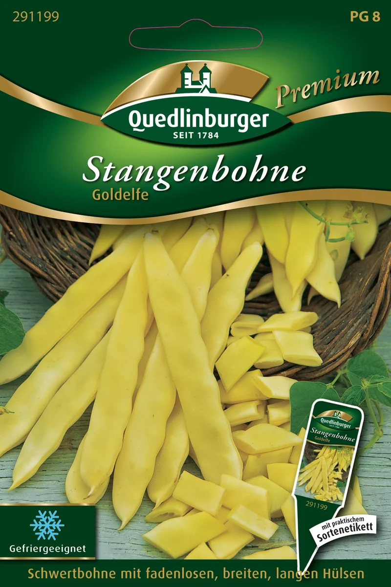 Stangenbohne Goldelfe Saatgut