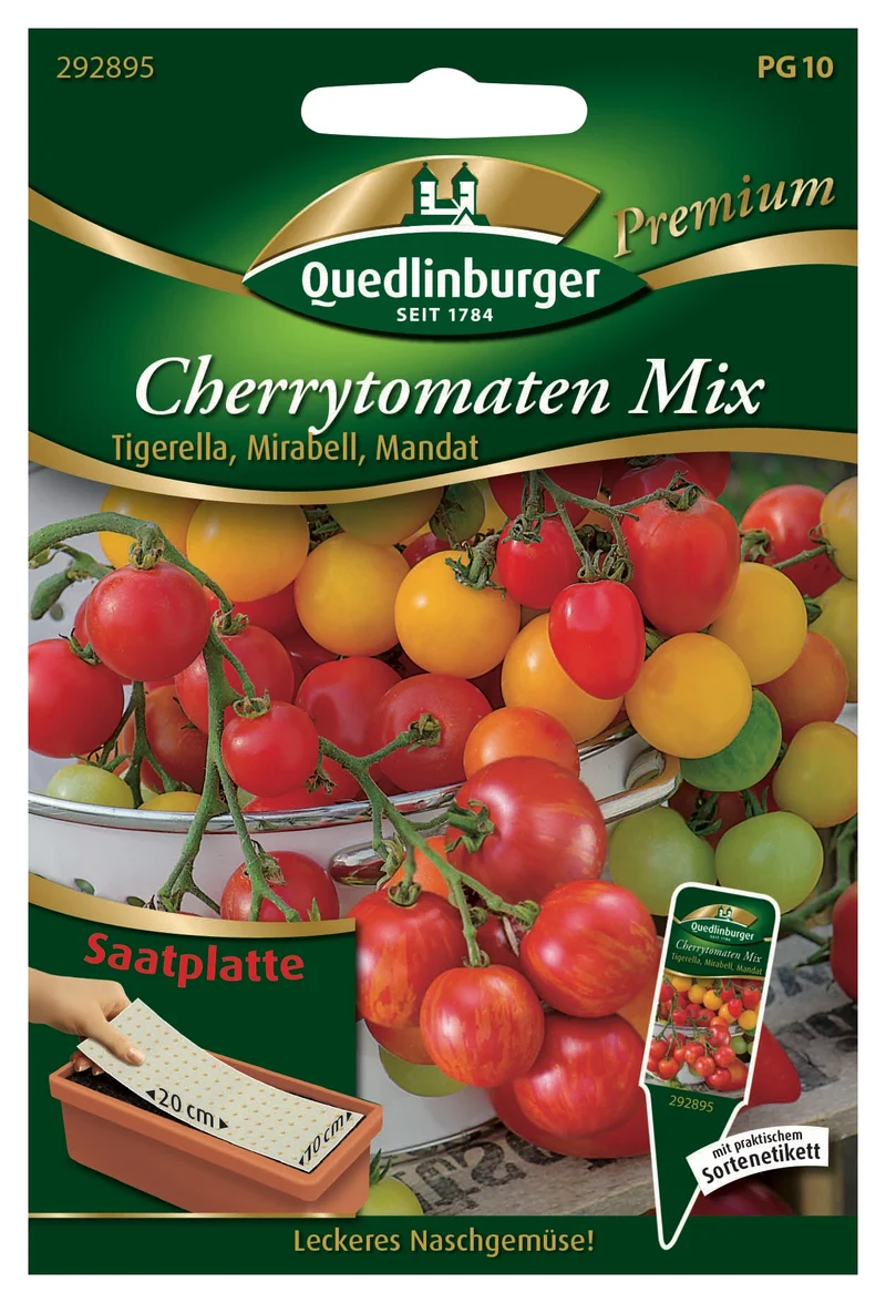 Cherrytomate Mix Saatplatte