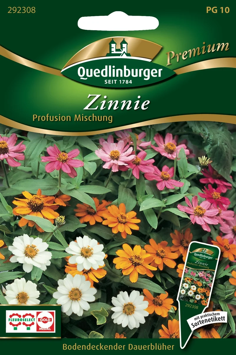 Zinnie Profusion Mix Saatgut