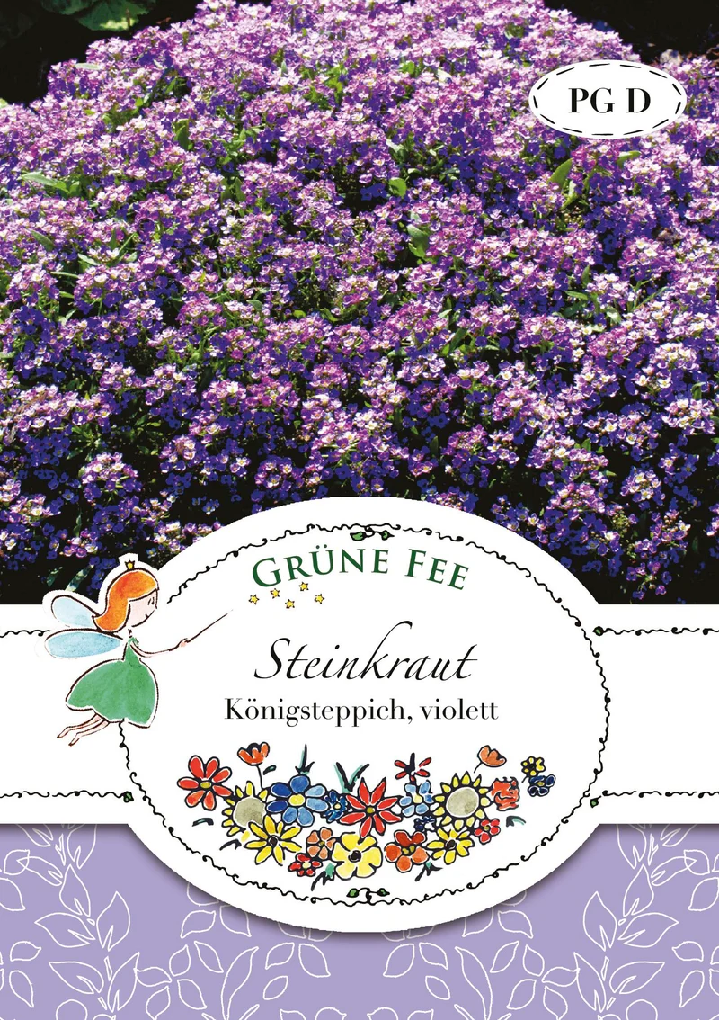 Steinkraut Königsteppich violett Saatgut