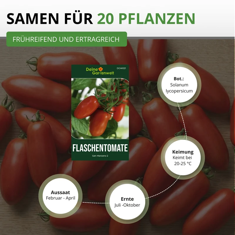 Flaschentomate San Marzano 2 Saatgut