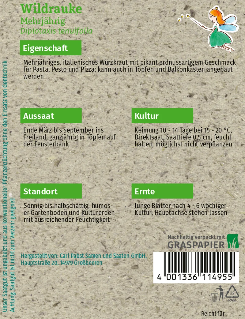 Wildrauke Saatgut