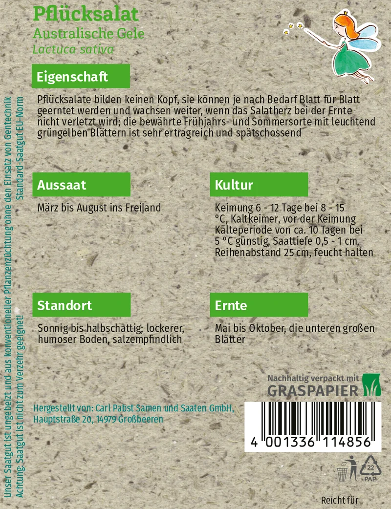 Pflücksalat Australische Gele Saatgut
