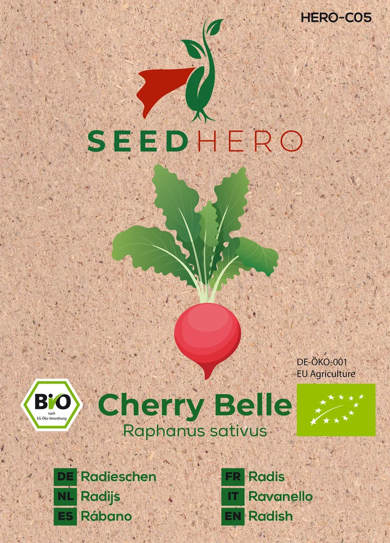 Bio Radieschen Cherry Belle Saatgut