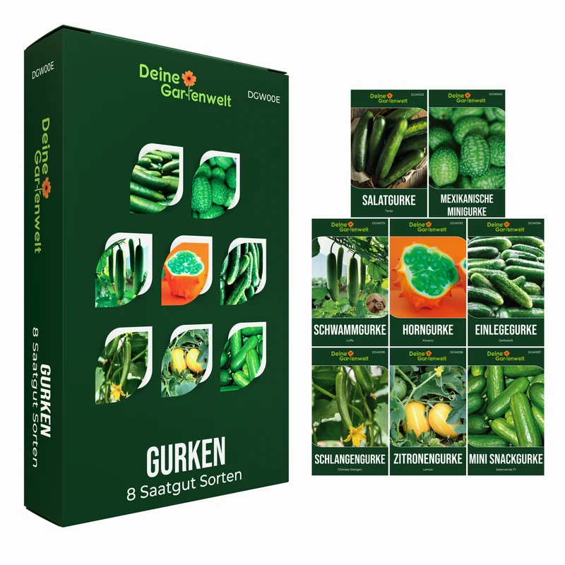 Gurkensamen Set mit 8 Sorten
