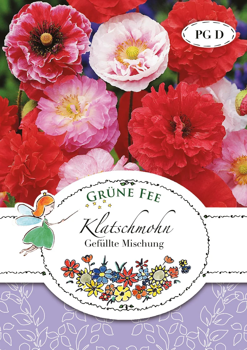 Klatschmohn Gefüllte Mischung Saatgut