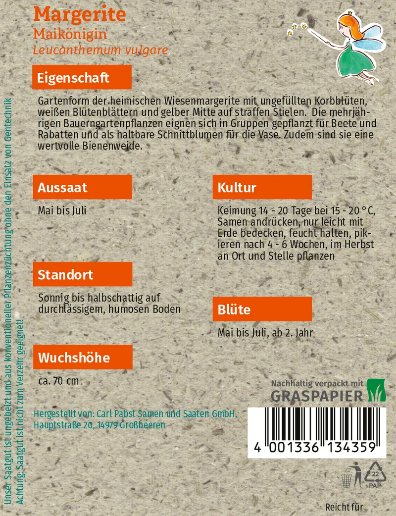 Margerite Maikönigin Saatgut