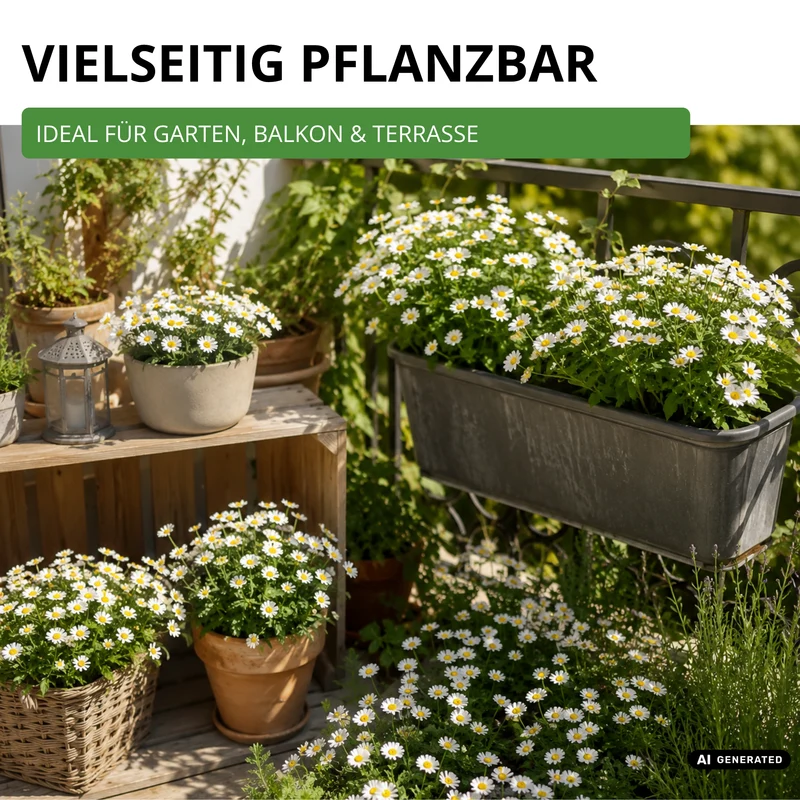 Gänseblümchen Einfach weiß Saatgut