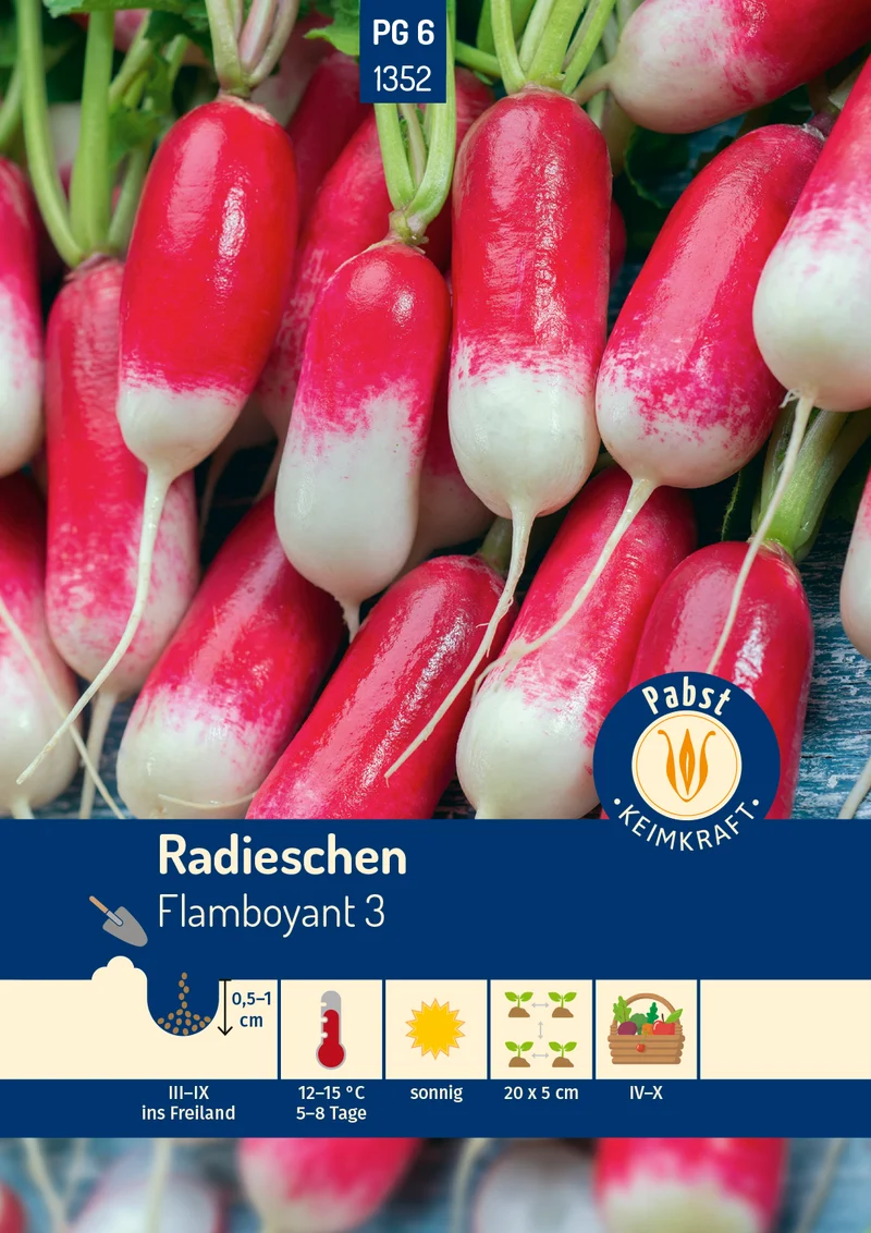Radieschen Flamboyant 3 Saatgut