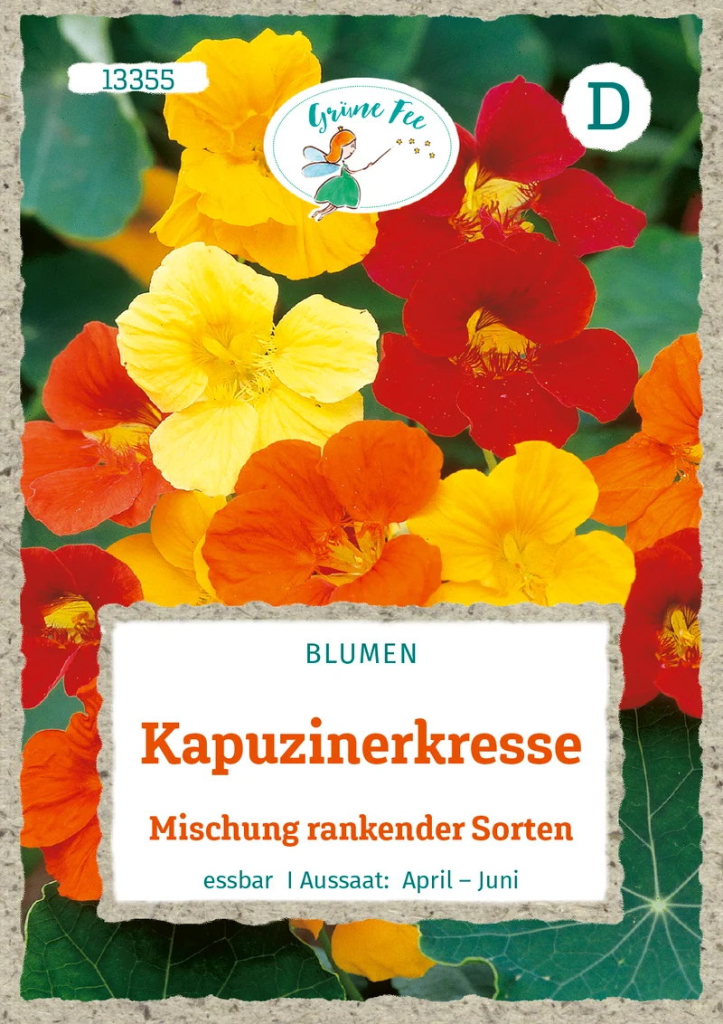 Kapuzinerkresse Mischung rankender Sorten Saatgut