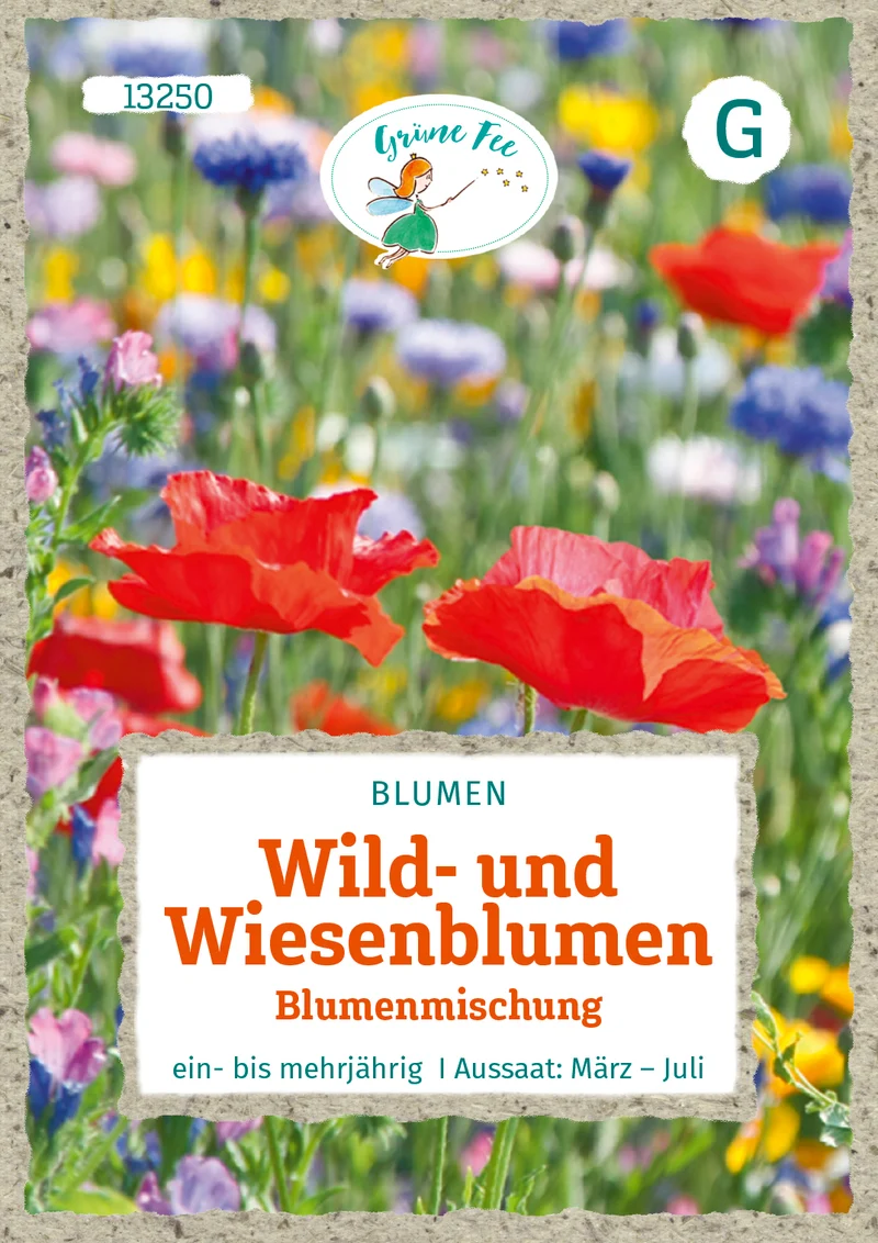 Wild und Wiesenblumen Blumenmischung ohne Gräser Saatgut
