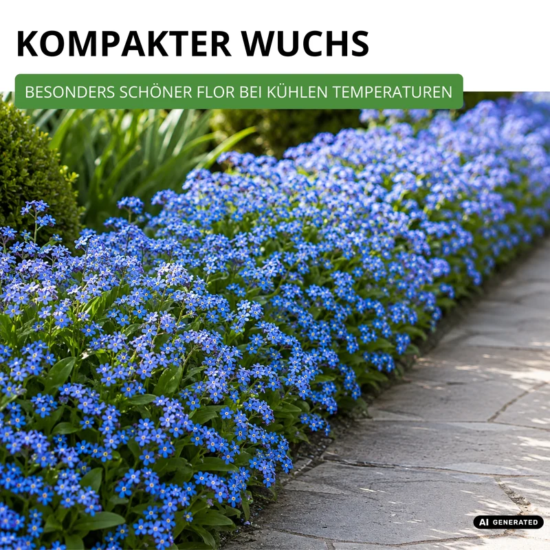 Vergissmeinnicht Indigo Compacta Blue Saatgut