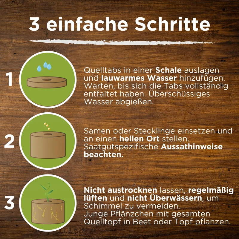 Quelltabletten 120 Stück