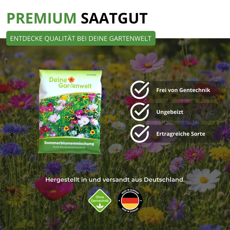 Sommerblumenwiese Blumenmischung 100 g Saatgut