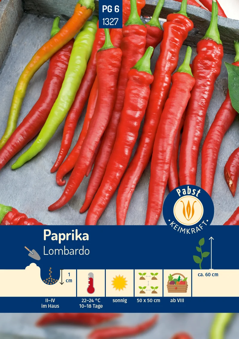 Paprika Lombardo Saatgut