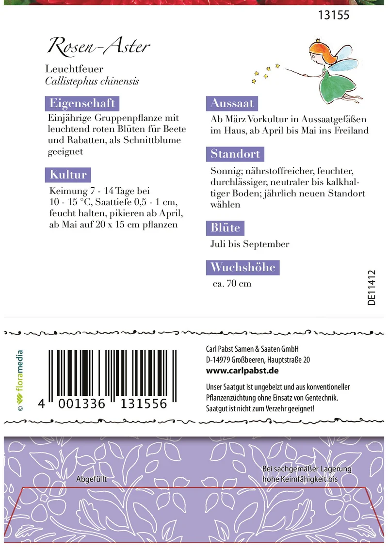 Rosen Aster Leuchtfeuer Saatgut