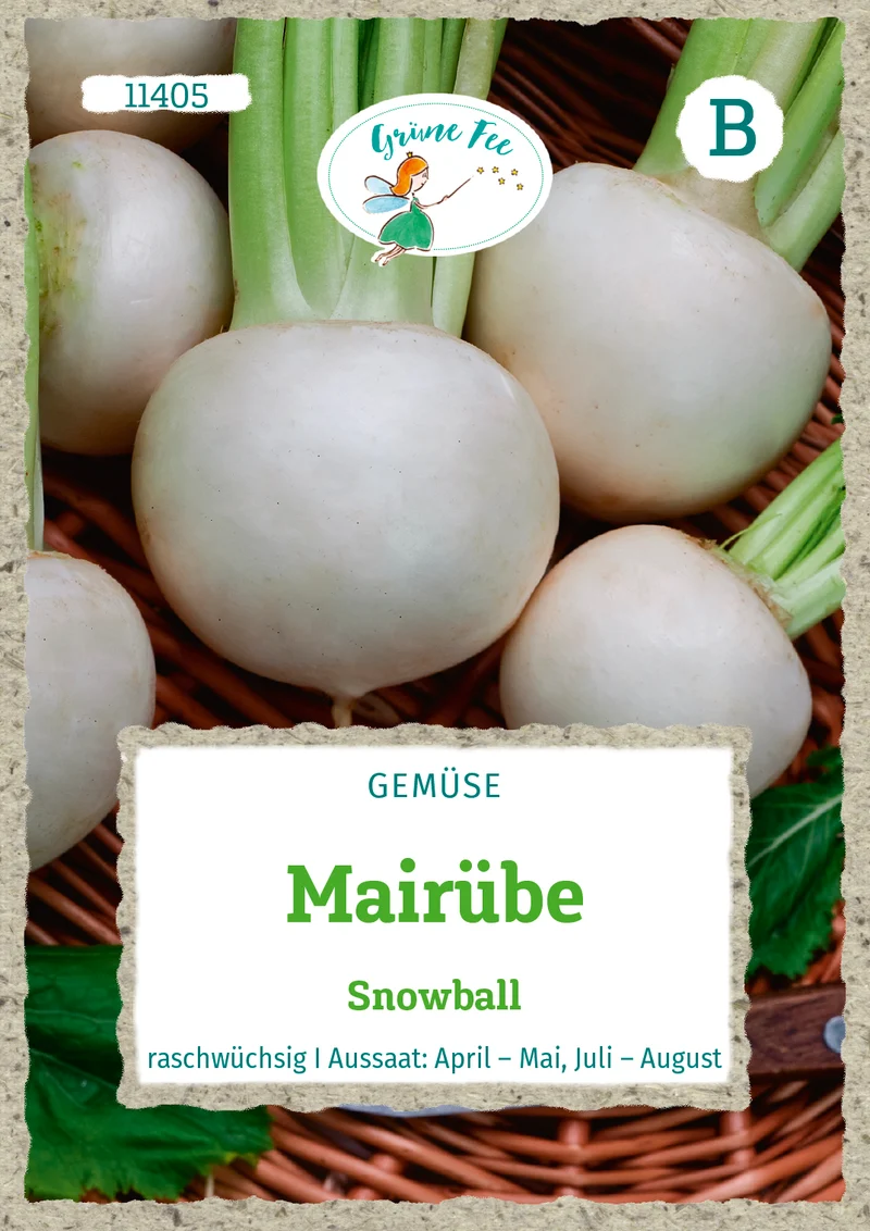 Mairübe Snowball Saatgut