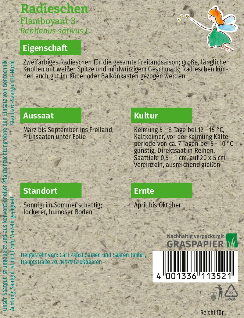 Radieschen Flamboyant 3 Saatgut