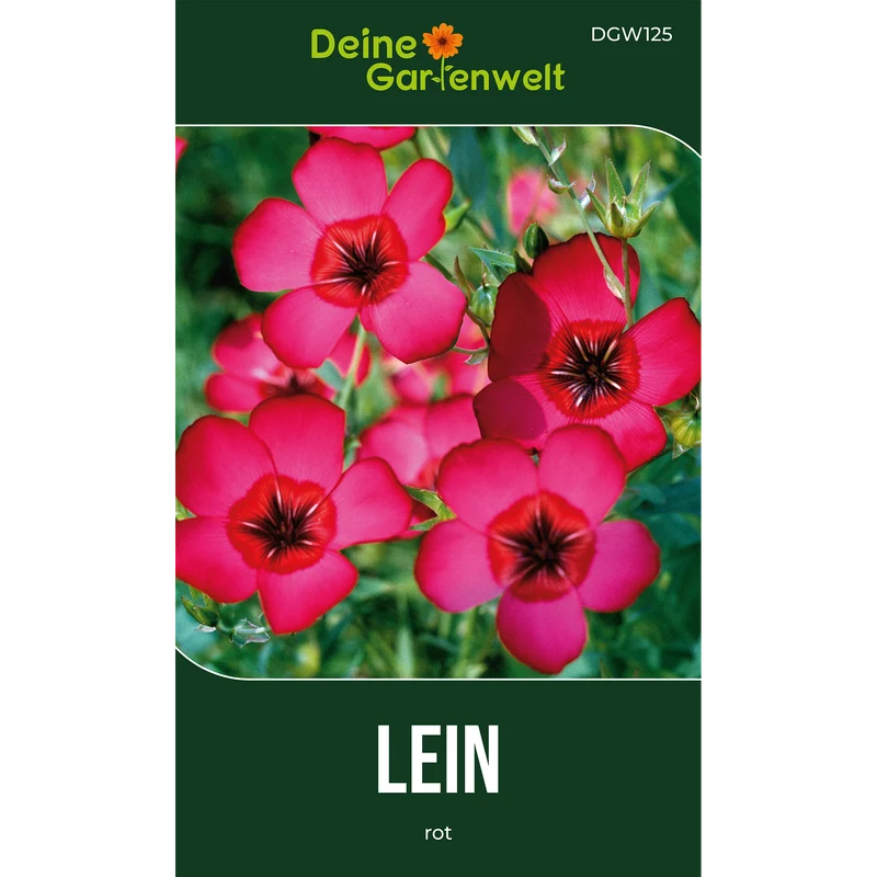 Lein rot Saatgut