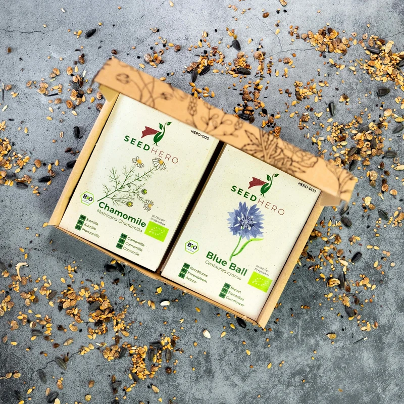 Bio Essbare Blüten Blumensamen Set mit 10 Sorten