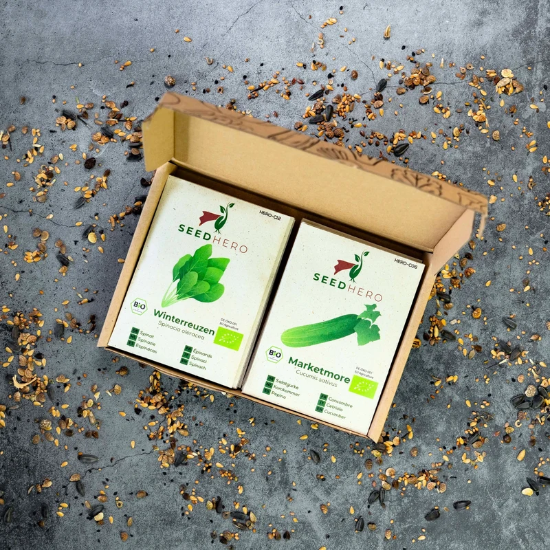 Bio Gemüsesamen Set mit 12 Sorten
