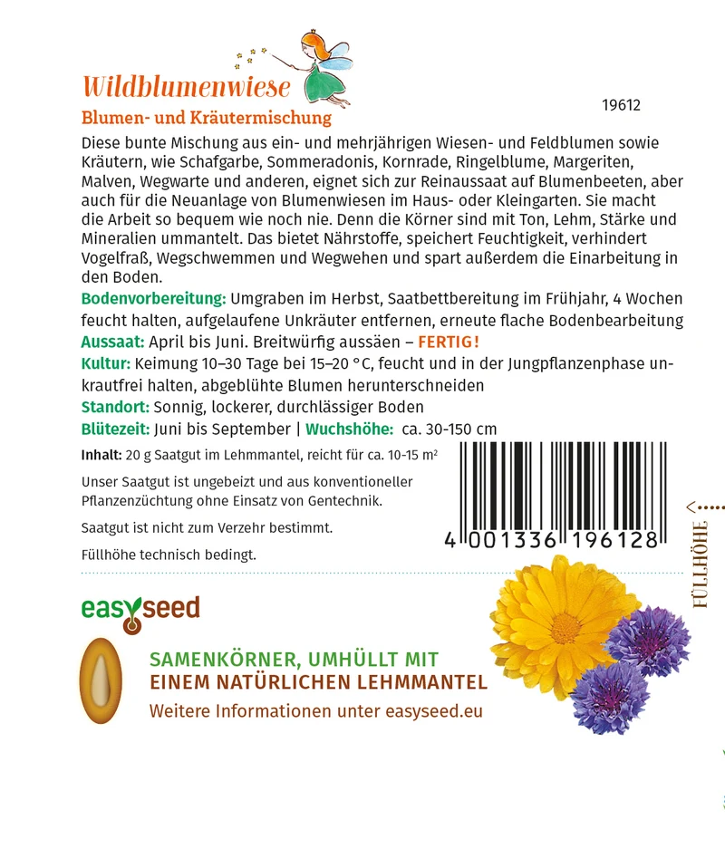 easySeed Wildblumenwiese Streuschachtel Saatgut