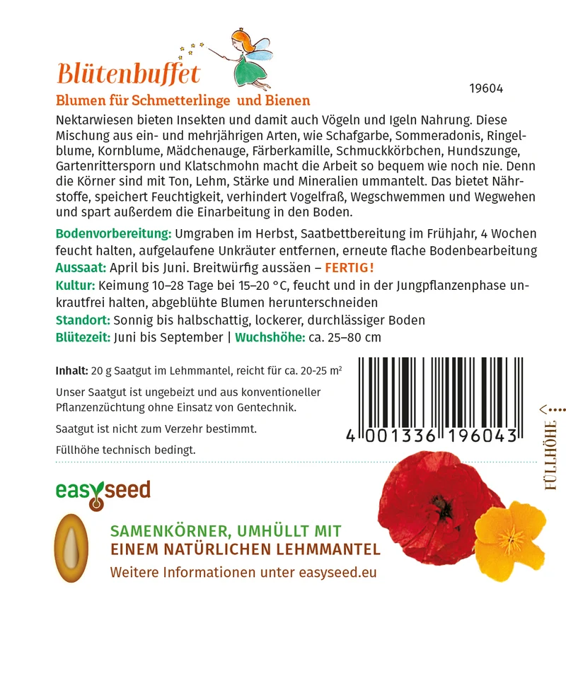 easySeed Blütenbuffet Streuschachtel Saatgut