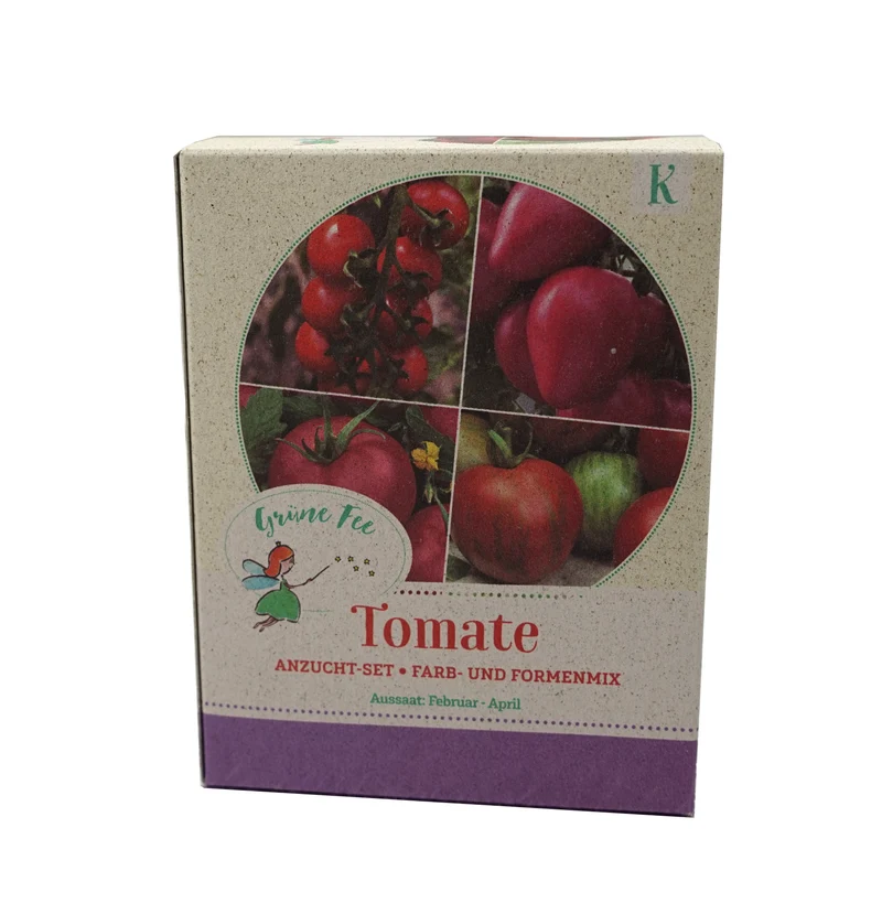 Tomaten Anzuchtset mit 4 Sorten und Zubehör Gardeners Delight Berner Rose Oxheart Tigerella