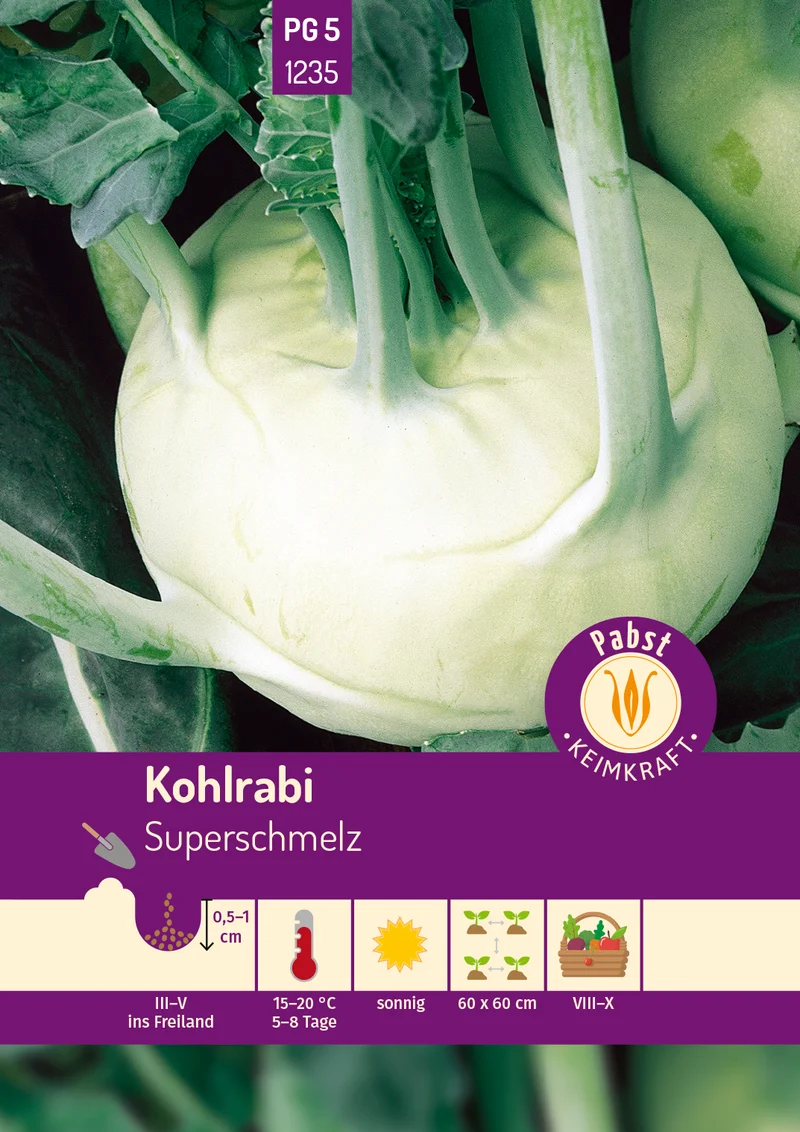 Kohlrabi Superschmelz Saatgut
